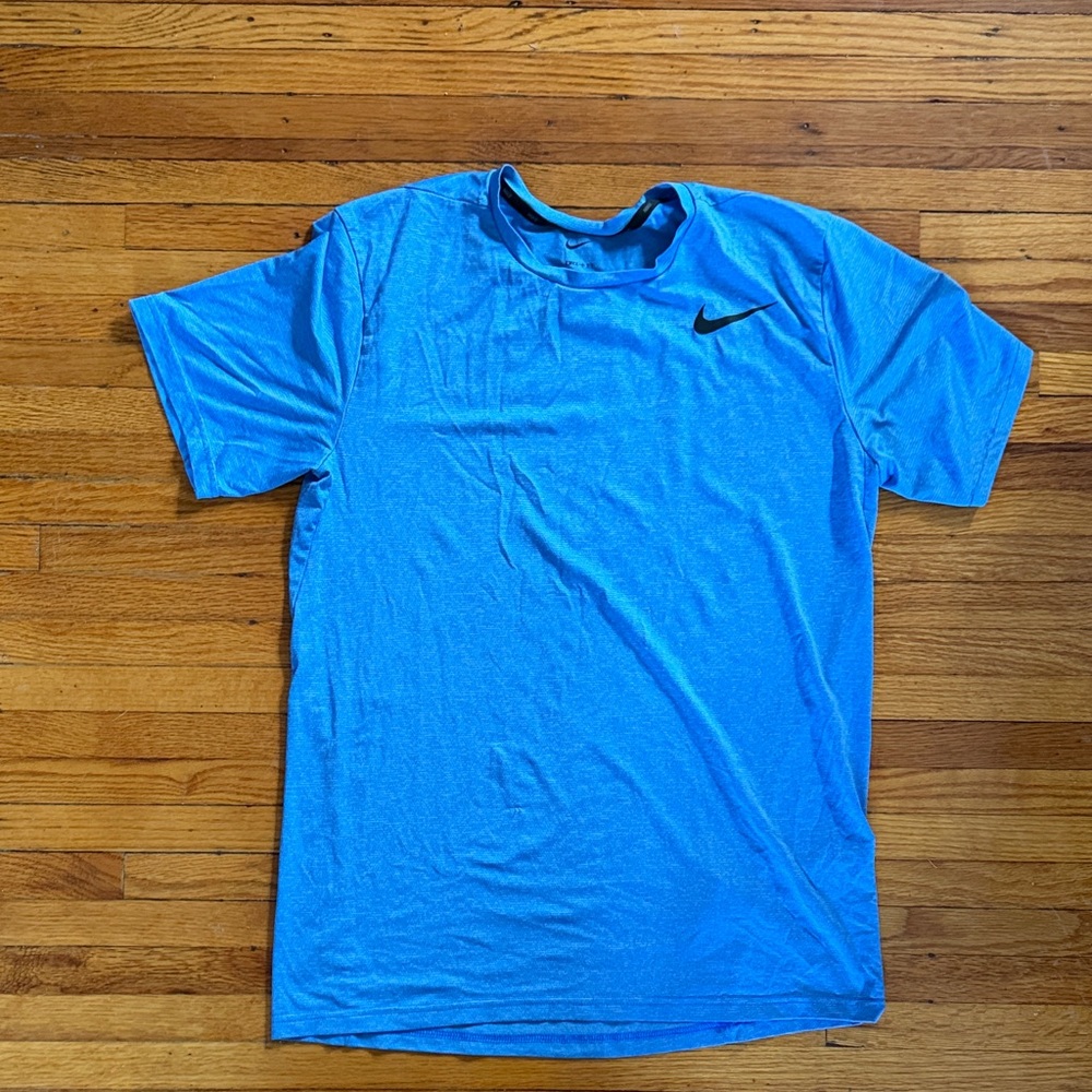 Nike Dri-Fit Men's Bright Blue Short Sleeve Tee